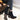 Women's Soft Synthetic Leather High-Heeled Short Boots with Side Zipper