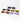 Women's Designer Fashion Narrow Rectangle Metal Frame UV400 Sunglasses