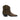 Synthetic Suede Pointed Toe Slip-on Middle Heel Western Boots for Women