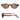 Unisex Retro Small Oval Antireflective Lenses Designer Rivet Sunglasses