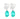 Women's Luxury Jewelry Paraiba Turmaline 925 Sterling Silver Necklace Set for Women