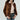 Women's Vintage Cow Suede Double Breasted O-Neck Straight Loose Short Jacket