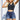 Streetwear Slim Fit Ripped Tassel Distressed High Waist Denim Shorts for Women