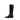 Women's Genuine Leather Square Toe Pull-On Belt Buckle Western Boots