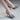 French Style Pointed Open Toe Slim Heels Slip-on Pumps for Women
