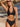 Mesh Patchwork Halter Push Up High Waist Backless Swimwear Bikini Set for Women