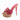 Metal Decorative Belt Buckle Platform Stiletto High Heel Slippers for Women