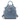 Women's Genuine Cowhide Leather Multi-pocket Backpack with Wide Strap