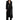 Women's Streetwear Lapel Metal Button Decor Sheepskin Long Slim Trench Coat
