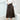 Women's Sheepskin Belt Pocket Perforated Hollow Out A-line Umbrella Skirt