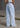 Women's Vintage Embroidered Fruits Loose Fitting Wide Leg Floor Length Jeans Pants