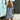 Retro Casual Slim Fit Zipper Off Shoulder Denim Dress for Women