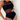 Women's See Through Solid Black Mesh Hollow Out Backless One Piece Swimsuit
