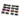 Narrow Rectangle Cat Eye Plastic Frame UV400 HD Lenses Sunglasses for Women