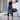 Women's Retro Stretchy Button Fly Frayed Hem High Waisted Skinny Jeans Pants