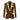 Luxury Men's Striped Sequin Blazer Coat for Stage Performance and Photoshoot