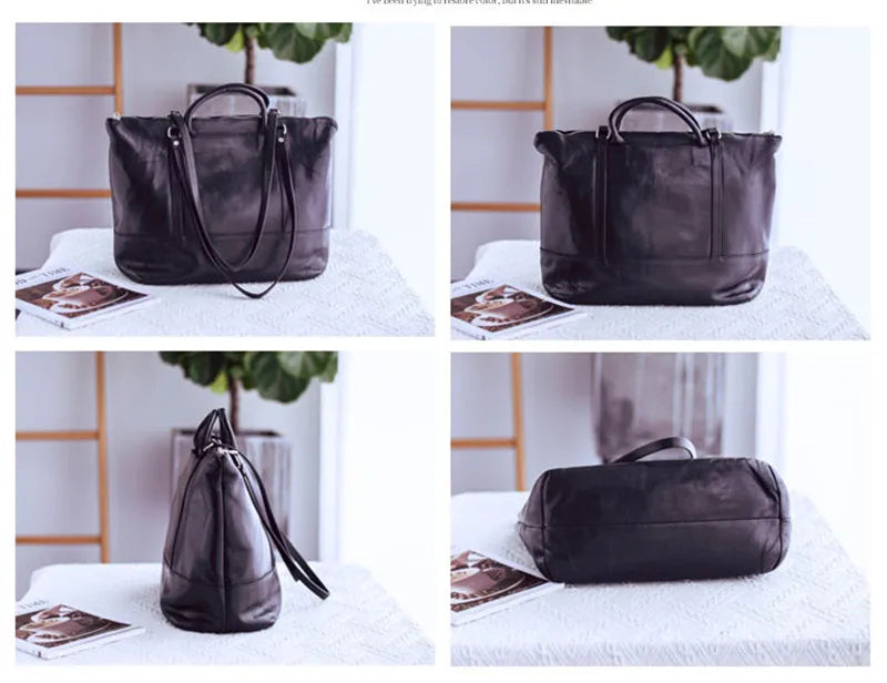 Vintage Handmade Genuine Leather Women's Luxury Shoulder Bag