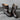 Women's Autumn Chunky Heels Round Toe Rivet Belt Cowhide Short Boots