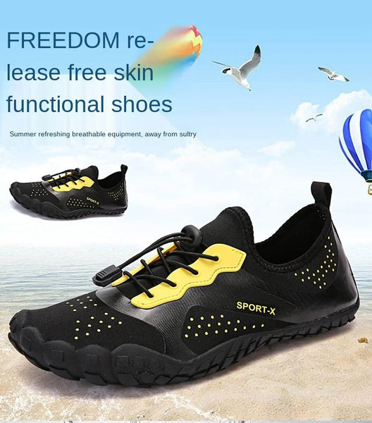 Adults Five-finger Cross-Country Breathable Outdoor Hiking Swimming Shoes  -  GeraldBlack.com