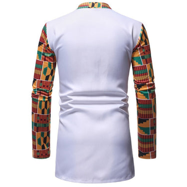 African Shirt Top Pant Set 2 Piece Outfit Set Men Clothes Long Sleeve With Trouser  -  GeraldBlack.com