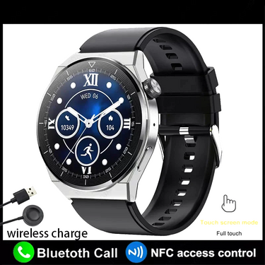 AMOLED 390*390 HD Screen Heart Rate Bluetooth Call Waterproof Smartwatch  -  GeraldBlack.com