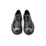 Big Round Toe Men's Old-fashioned Color-polishing Leather Thick Soles Flame Carved Casual Shoes  -  GeraldBlack.com