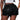 Black Silver Women Polo Dance Shorts Sexy Night Club Sequin Costume Fashion Harajuku Techwear Shorts  -  GeraldBlack.com