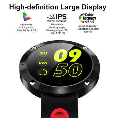 Blood Pressure Monitor IP68 Waterproof DM58 Plus Android iOS Stopwatch Pedometer Call Reminder Smart Band Smartwatch  -  GeraldBlack.com