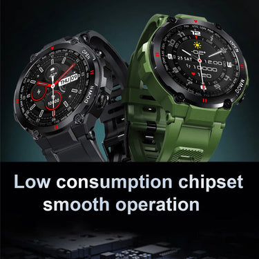 Bluetooth Call Outdoor Sports Fitness Tracker Heart Rate Music Play Smartwatch For Android IOS  -  GeraldBlack.com