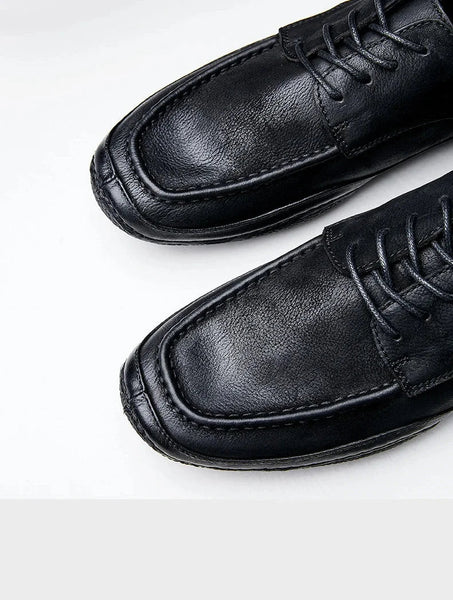 Businessman Summer Comfort Soft Leather Office Men's Lightweight Outdoor Casual Shoes  -  GeraldBlack.com