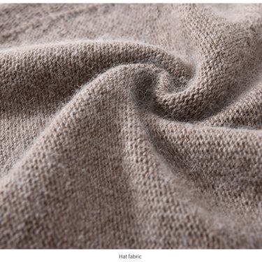 Cashmere Women Winter Crimping Wool Knitted Warm Skullies Beanies Cap  -  GeraldBlack.com