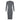 Casual Solid Hooded Split Long Korean Style Pockets Long Sleeve Maxi Dresses For Women Fashion Autumn Spring  -  GeraldBlack.com