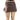 Denim Pleated Low Waisted Grunge Fairycore Kawaii Short Pockets Brown Mini Skirts for Women  -  GeraldBlack.com