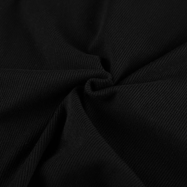 Elegant Fashion Patchwork Bodycon Office Turn Down Collar Long Sleeve Mini Dresses For Women Autumn Winter  -  GeraldBlack.com