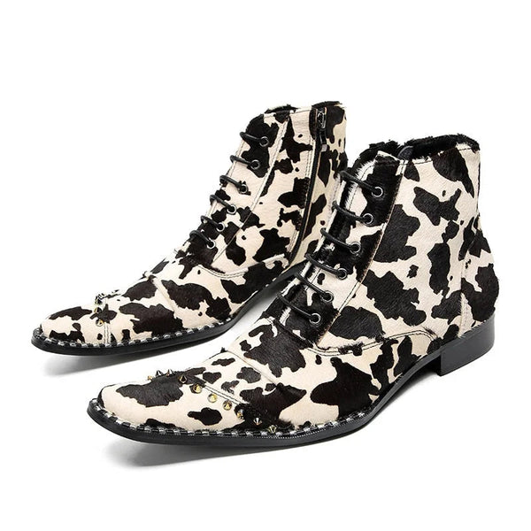 Leopard print boots hot sale for men