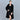 Fashion Natural Mink Fur Women Black Genuine Warm Winter Long Jacket - GeraldBlack.com