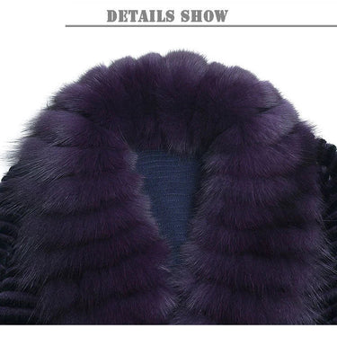 Fashion Real Mink For Fur Women Collar Jacket Two Color Fashion Coat  -  GeraldBlack.com