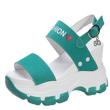 Fashion Super High Heels Leisure Summer Woman Fish Mouth Girls Student Wedges Platform Shoes  -  GeraldBlack.com