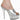 Fashionable dress collocation is fine with 15 cm high heel crystal  Nightclub silver pump shoes  -  GeraldBlack.com