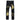 Fashionable Street Hole Character Printed Skinny Black Slim Men's Jeans  -  GeraldBlack.com