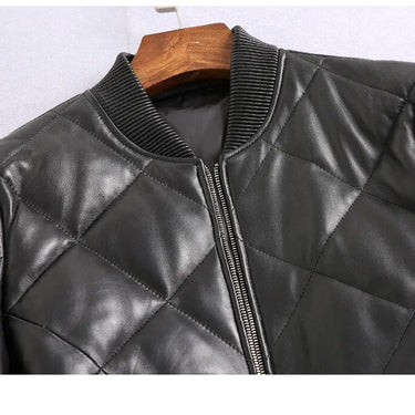 Genuine Leather Men's Down Clothes Lightweight Sheepskin Street Style Jacket  -  GeraldBlack.com