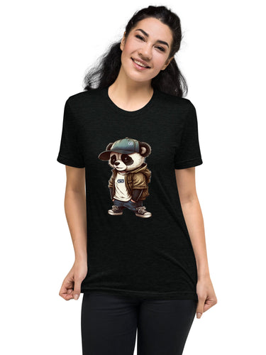 Gerald Black Gold Label HipHop Panda Unisex Short sleeve t-shirt  -  GeraldBlack.com