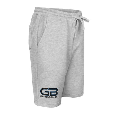 Gerald Black Men's Fleece Shorts Embroidery BLKBLU  -  GeraldBlack.com