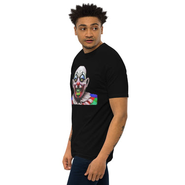 Gerald Black Mens Heavyweight T-Shirt Crazy Clown  -  GeraldBlack.com