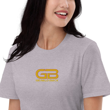 Gerald Black Unisex Embroidered Gold Label Short-Sleeve T-Shirt GDRD  -  GeraldBlack.com