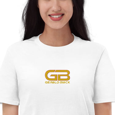 Gerald Black Unisex Embroidered Gold Label Short-Sleeve T-Shirt GDRD  -  GeraldBlack.com