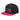 Gerald Black Unisex Snapback GB Logo Halo Flat Brim Hat PinkGry  -  GeraldBlack.com