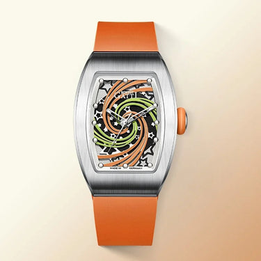 Gold Watch Women's Watches Luxury Mechanical Sapphire Rubber Glass Ladies Automatic Waterproof Wristwatch  -  GeraldBlack.com