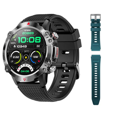 GPS motion track Sports watches Bluetooth Call Heart Rate Blood Pressure Smartwatch For Android ios  -  GeraldBlack.com