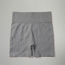 Gray Women Seamless High Waist Shorts Outfit for Fitness Sports Gym Workout Yoga  -  GeraldBlack.com